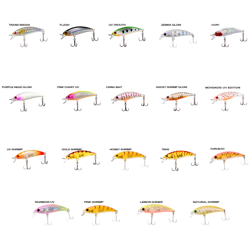 Ryuji Baby Minnow Sinking 5cm 4.5gr Maket Yem