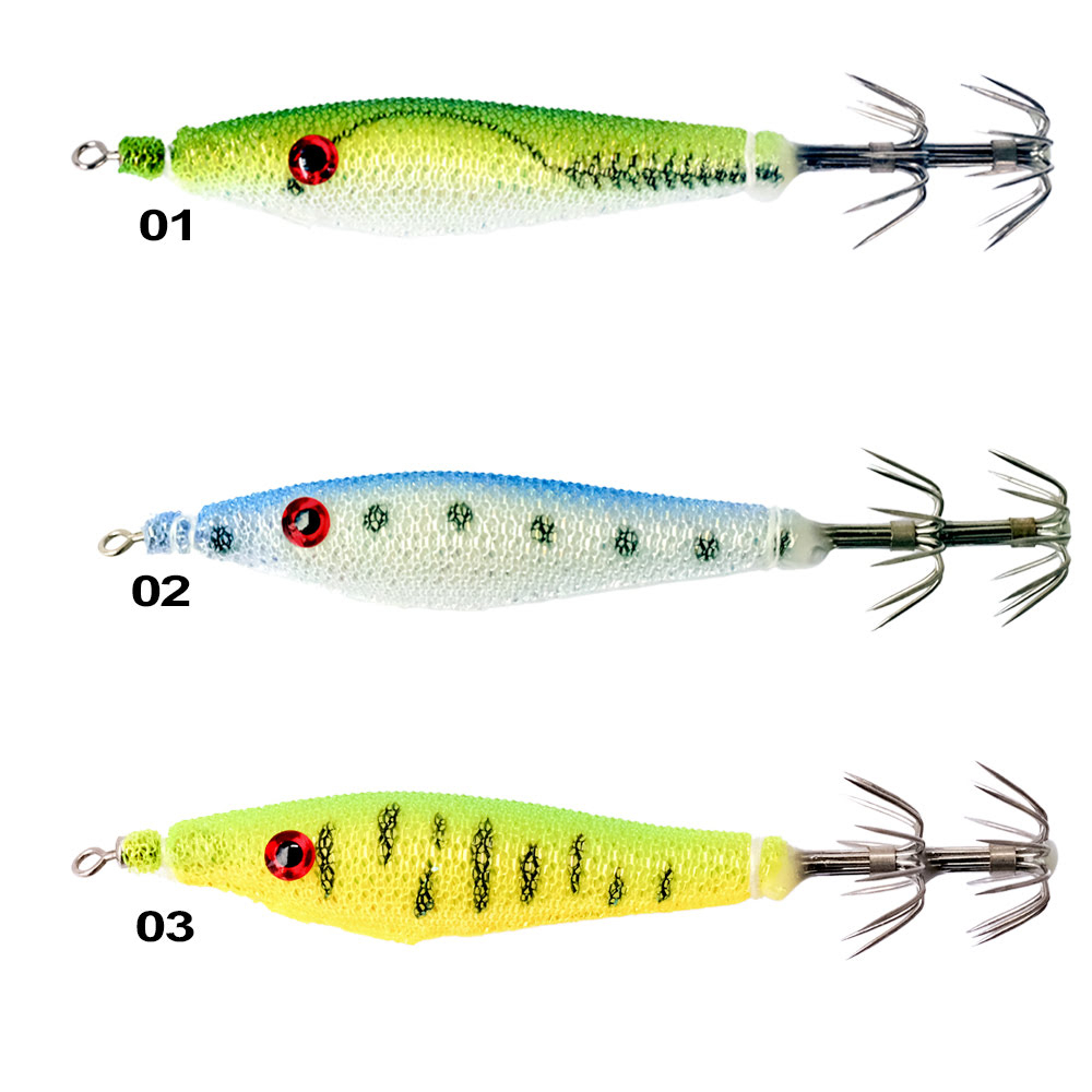 Ryuji New Soft Squid 5 cm Silikon Kalamar Jighead