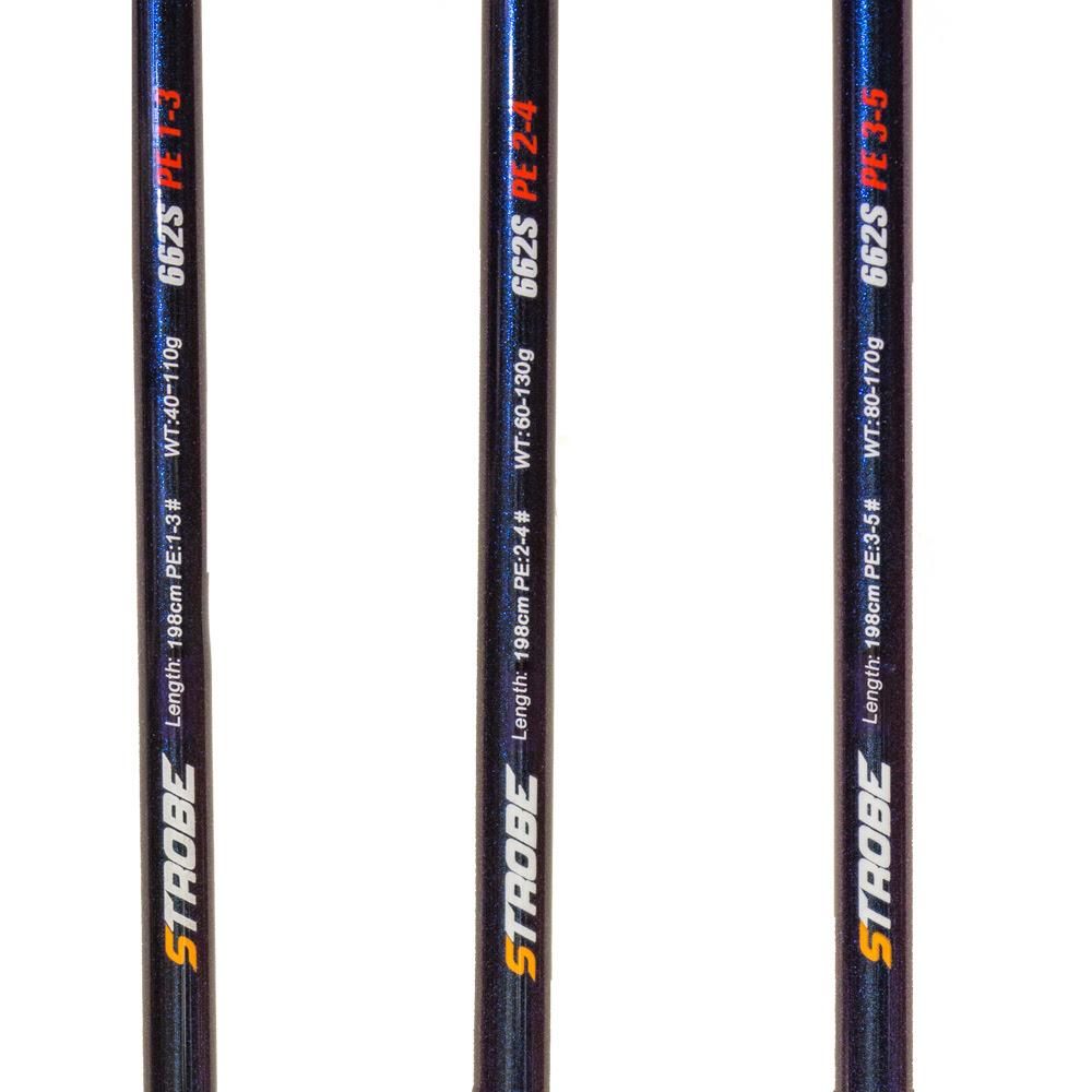 Ryuji Strobe 1.98m 60-130gr 2P Jig Olta Kamışı