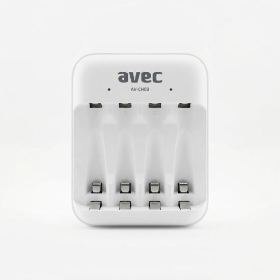 AVEC AV-CH03 USB PİL ŞARJ CİHAZI 4LÜ