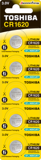 TOSHIBA CR 1620 LITHIUM 5Lİ PİL