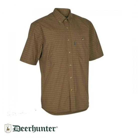 T. DEERHUNTER Nıkhıl Red Kareli Kısa Kol Gömlek 43/44