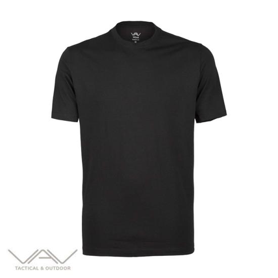T. VAV Baseti-05 Kısa Kol Tişört Siyah 4XL