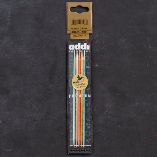 Addi Colibri 3,75mm 15cm Renkli Çorap Şişi - 204-7