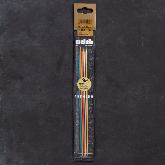 Addi Colibri 2,75mm 20cm Renkli Çorap Şişi - 204-7