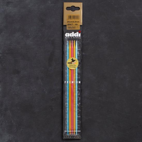 Addi Colibri 4,5mm 20cm Renkli Çorap Şişi - 204-7