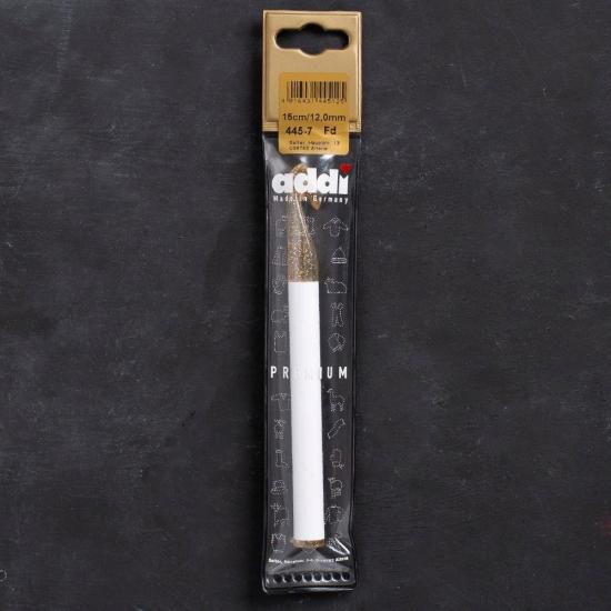 Addi Champagner 12mm 15cm Plastik Simli Yün Tığ -