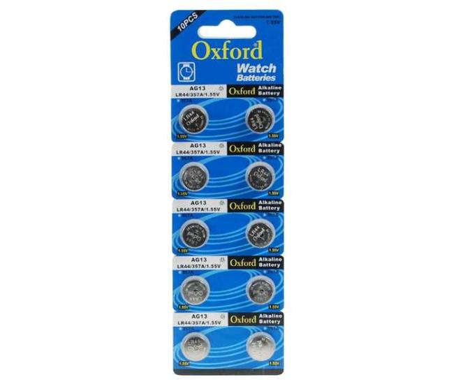 AG-13 Pil Oxford 10’lu