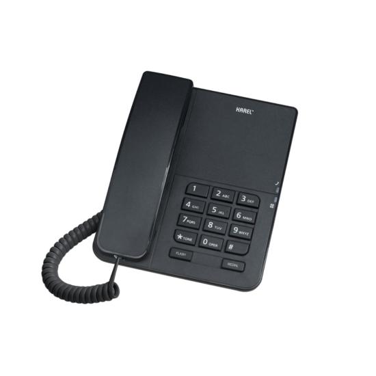 KAREL TM140 SİYAH ANALOG TELEFON CID