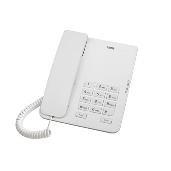 KAREL TM140 BEYAZ ANALOG TELEFON CID