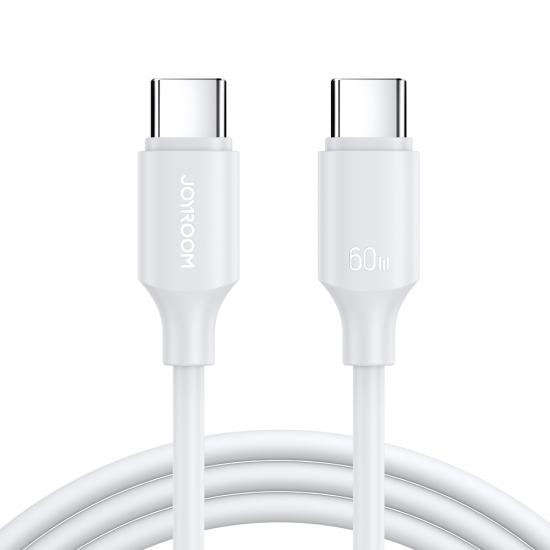 JOYROOM S-CC060A9 60W TYPE C-TYPE C 1M-WHITE