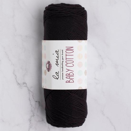 La Mia Baby Cotton Siyah El Örgü İpi - L006 - 33647