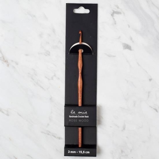La Mia Rosewood 3 mm 15.5 cm Ahşap Yün Tığ