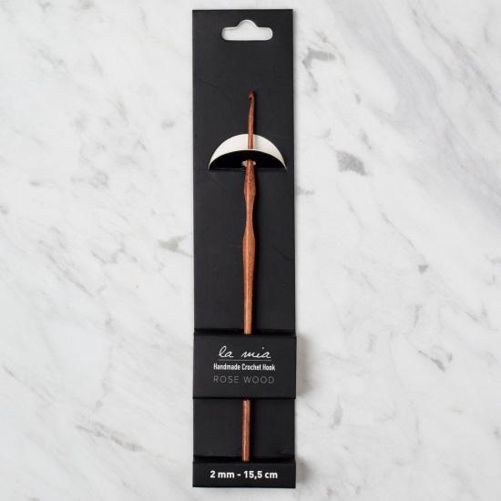 La Mia Rosewood 2 mm 15.5 cm Ahşap Yün Tığ