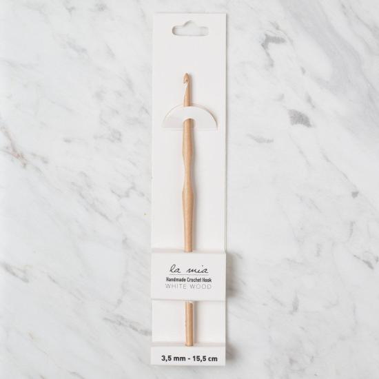 La Mia Whitewood 3.5 mm 15.5 cm Ahşap Yün Tığ