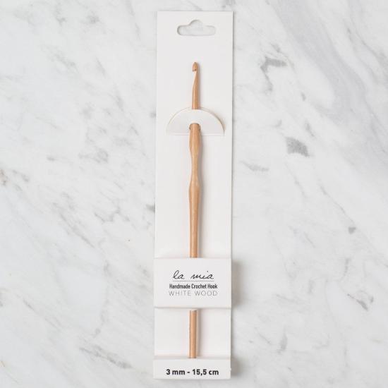 La Mia Whitewood 3 mm 15.5 cm Ahşap Yün Tığ