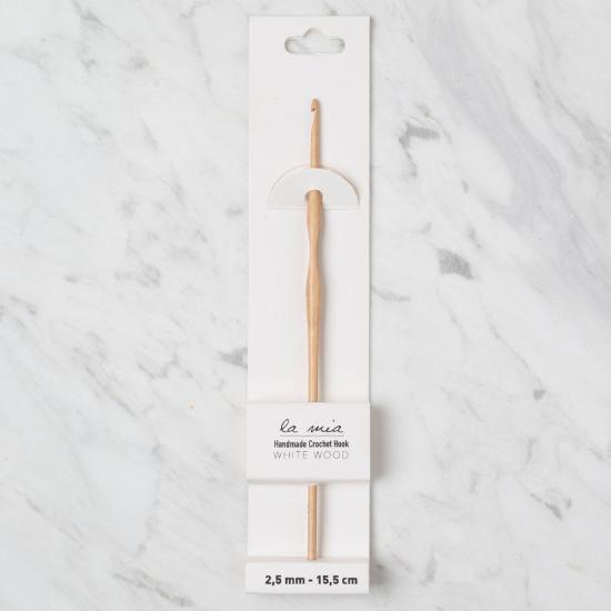 La Mia Whitewood 2.5 mm 15.5 cm Ahşap Yün Tığ