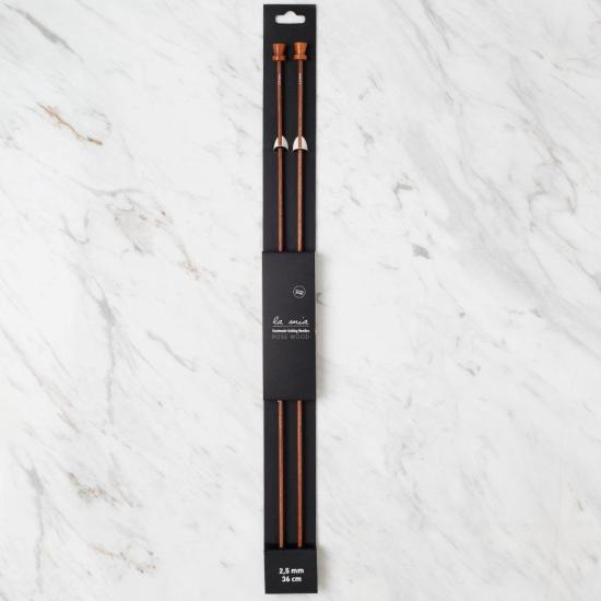 La Mia Rosewood 2.5 mm 36 cm Ahşap Örgü Şişi
