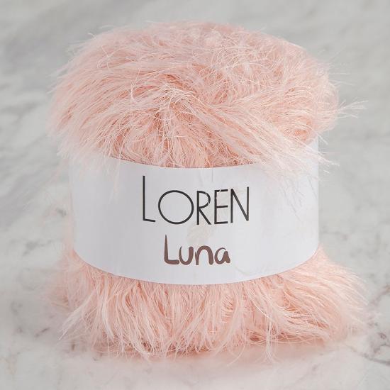 Loren Luna Tavşan Tüyü Açık Pembe El Örgü İpi - R100 - 34003