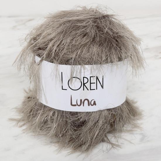 Loren Luna Tavşan Tüyü Bej El Örgü İpi - R085 - 34008