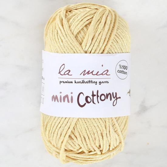 La Mia Mini Cottony 25 gr Sarı Bebek El Örgü İpi -
