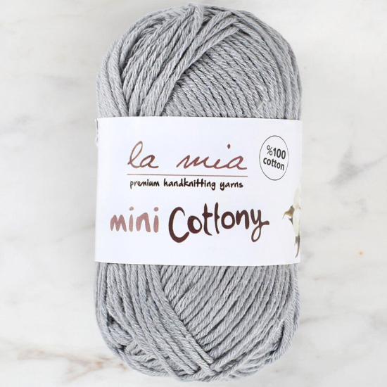 La Mia Mini Cottony 25 gr Gri Bebek El Örgü İpi -
