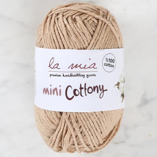 La Mia Mini Cottony 25 gr Bej Bebek El Örgü İpi -