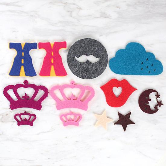 Loren 10 Paket Parti Konseptli Keçe Set-3