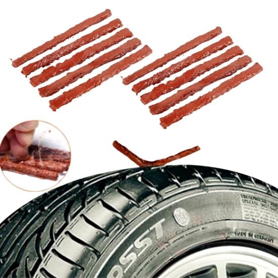 BUFFER® 10 Adet Lastik Onarım İçin Lastik Tamir Fitili Yedek Lastik Fitili