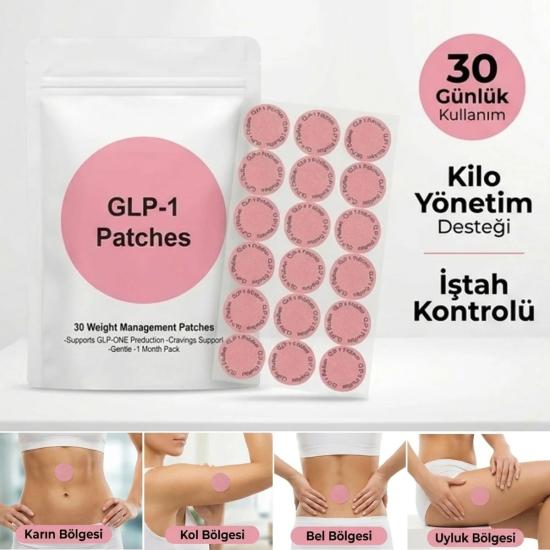 BUFFER® 30 Adet Kilo Yönetimi Destek Bantları – İştah Kontrolü ve Günlük Wellness Desteği