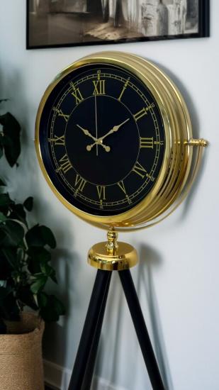 İhtişam Gold Tripod Ayaklı Saat