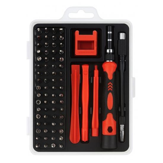 BUFFER® Çok Fonksiyonlu Manyetik Uçlu 52’si 1 Arada 42 Uçlu Saatçi Tornavida Seti