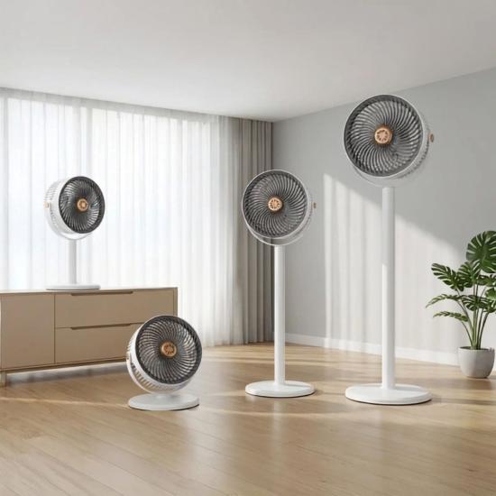BUFFER® 5 Kademeli 4 Farklı Yükseklik Ayarlı Standlı Vantilatör – Taşınabilir Masaüstü ve Ayaklı Fan S34