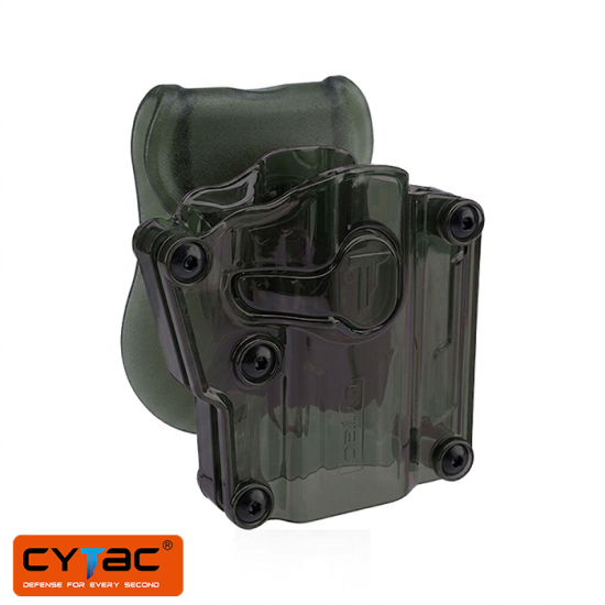 CYTAC Şeffaf Yeşil Mega-Fit Paletli Kılıfı