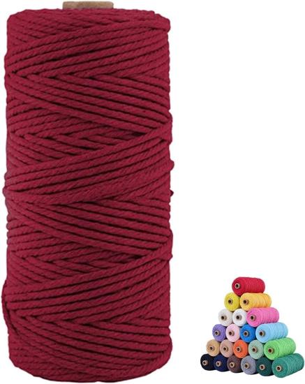 Pamuk Makrome 2 Mm Bordo