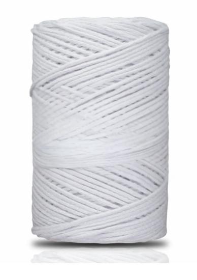 Pamuk Makrome 2 Mm Beyaz