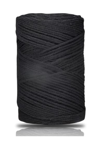 Pamuk Makrome 2 Mm Siyah