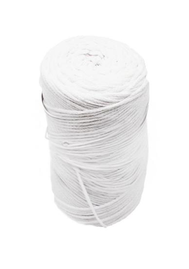 Pamuk Makrome 4 Mm İp Beyaz
