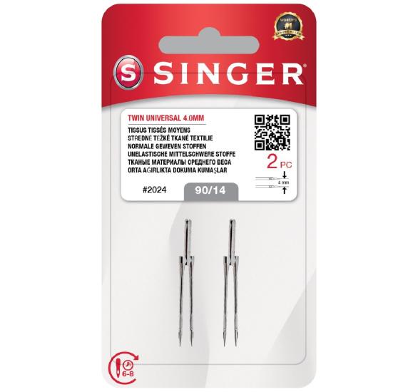 Çift İğne 4mm. (2’li Blister/14 No.)