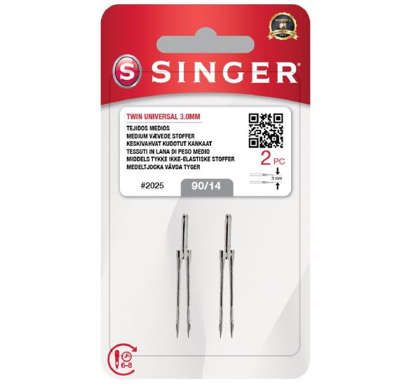 Çift İğne 3mm. (2’li Blister/14 No.)