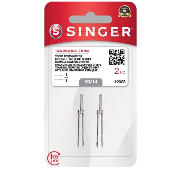Çift İğne 2mm. (2’li Blister/14 No.)