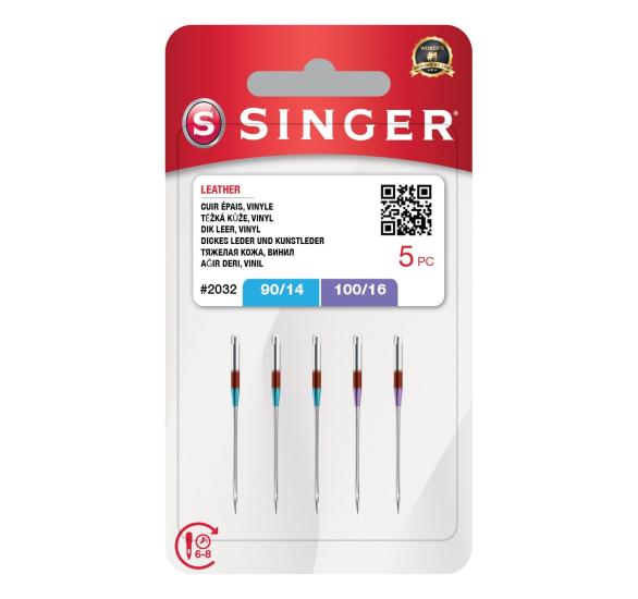 Deri İğnesi Karışık (5’li Blister)(3x14, 2x16 No.)