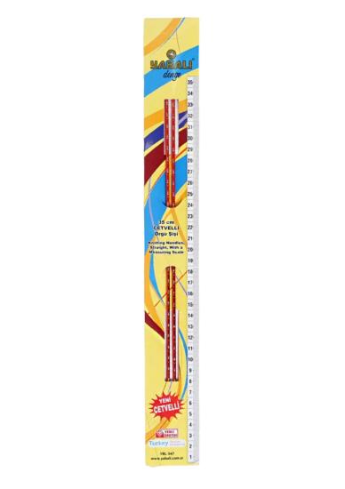 Örgü Şiş Cetvelli 3 Numara 35 Cm
