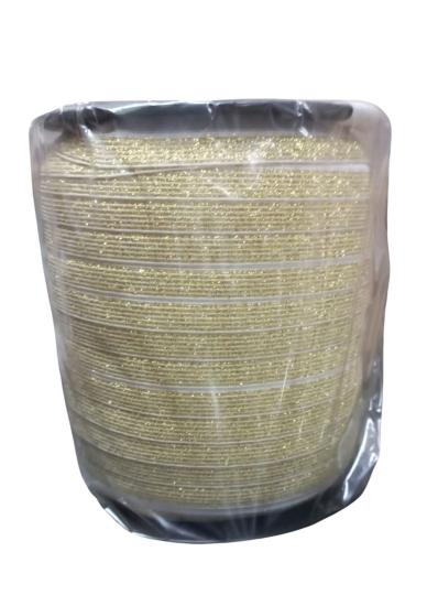 Çamaşır Lastiği Düz 1 Cm  75 Metre 1 Top Gold