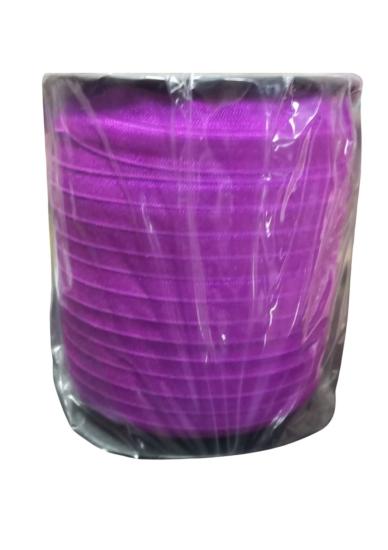 Çamaşır Lastiği Düz 1 Cm  75 Metre 1 Top Mor