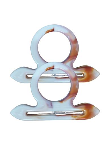 Çanta Sapı Çapa Model Kahverengi - Beyaz 18 Cm