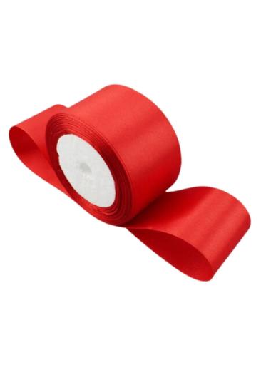 Saten Kurdele 6 Cm Kırmızı 1 Metre