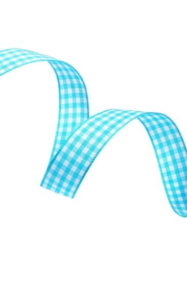 Tafta Ekoseli Kurdele 25 Mm Mint 10 Metre