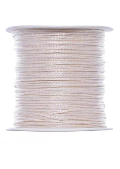 Paraşüt İpi, Bileklik-kolye Örgü İpi 1 Mm 50 Metre Ekru