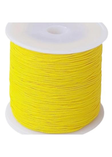 Paraşüt İpi, Bileklik-kolye Örgü İpi 1 Mm 50 Metre Sarı